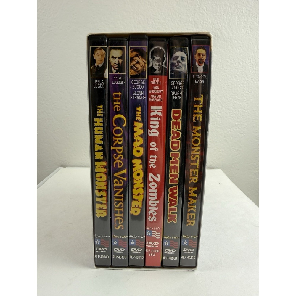 Y2K 2002 Vintage Horror 6 Disc DVD Set New Unused Corpse Vanishes Dead Man Walk - Picture 3 of 6